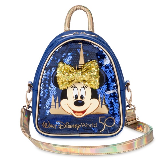 Minnie Mouse Sequined Crossbody Bag – Walt Disney World 50th Anniversary - Picture 3 of 4